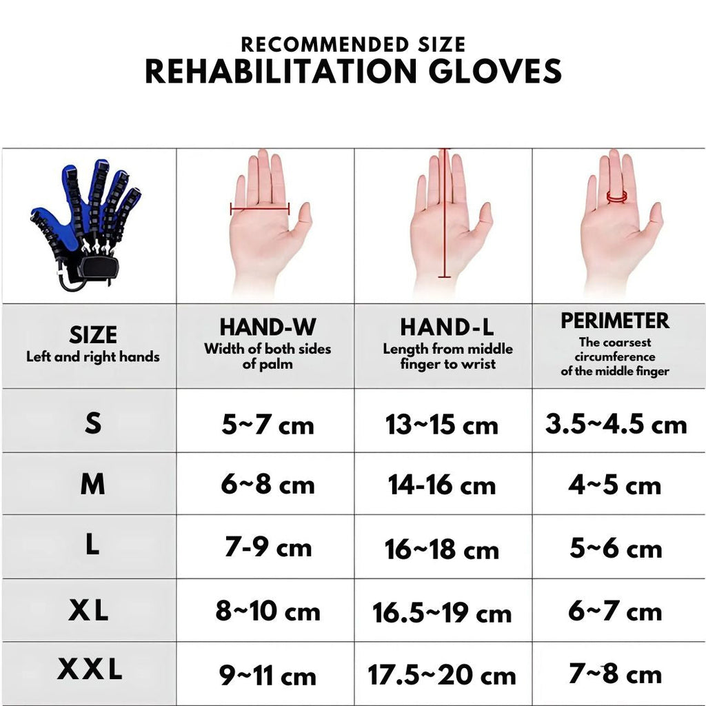 Gants de Réhabilitation Robotiques Unisexes pour la Récupération