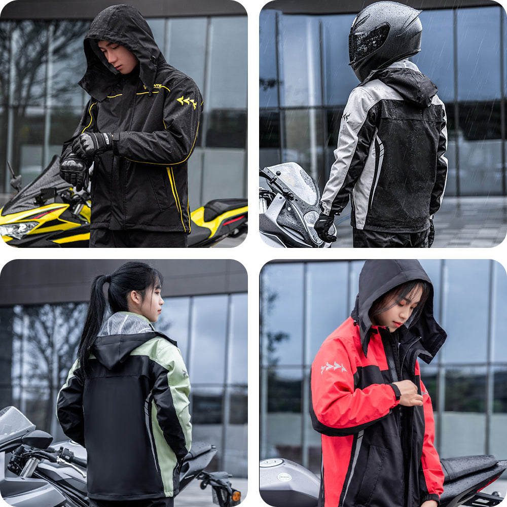 Veste de Pluie Unisexe Imperméable – Vêtements de Pluie Légers et Confortables pour l'Extérieur