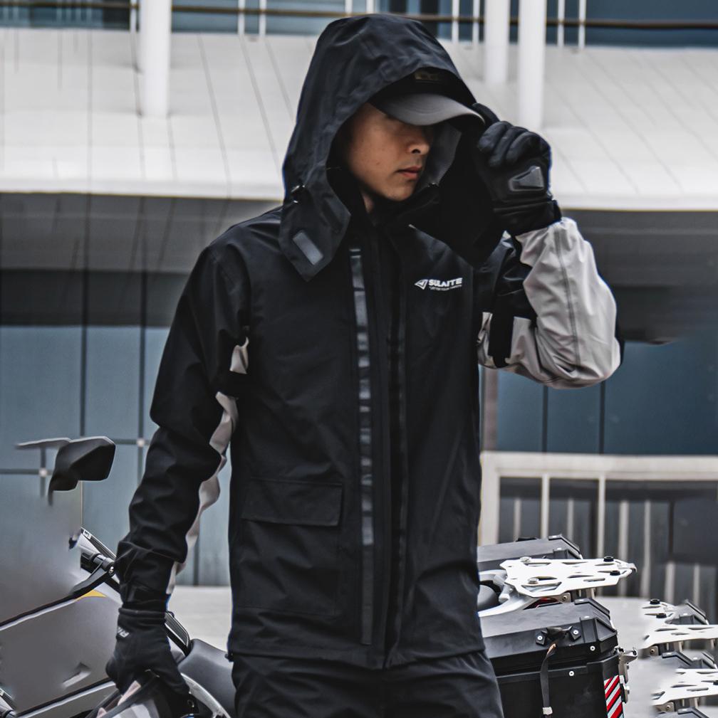 Veste de Pluie Unisexe Imperméable – Vêtements de Pluie Légers et Confortables pour l'Extérieur