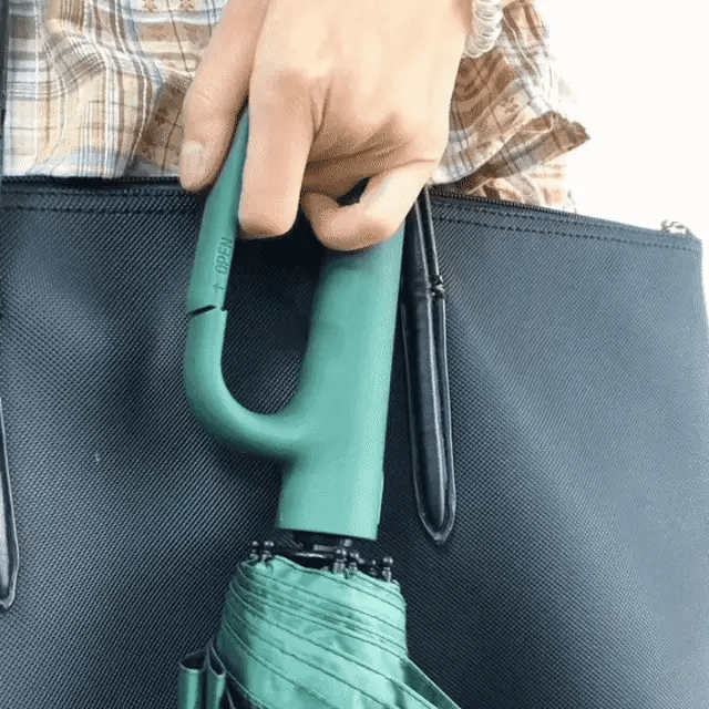 Parapluie de Voyage Automatique Pliant Unisexe Résistant au Vent