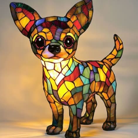 Lunaro - Lampe de Nuit LED Artistique avec Races de Chiens pour Décoration Intérieure Ambiance