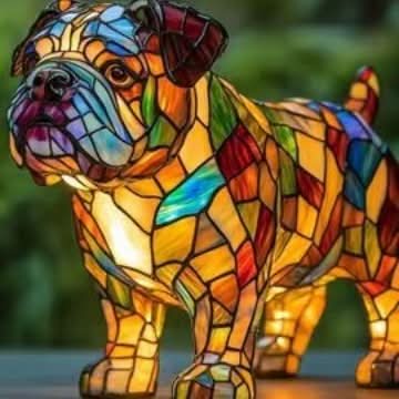 Lunaro - Lampe de Nuit LED Artistique avec Races de Chiens pour Décoration Intérieure Ambiance