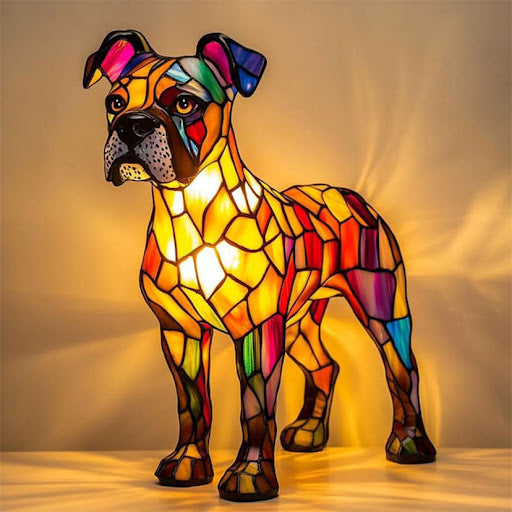 Lunaro - Lampe de Nuit LED Artistique avec Races de Chiens pour Décoration Intérieure Ambiance