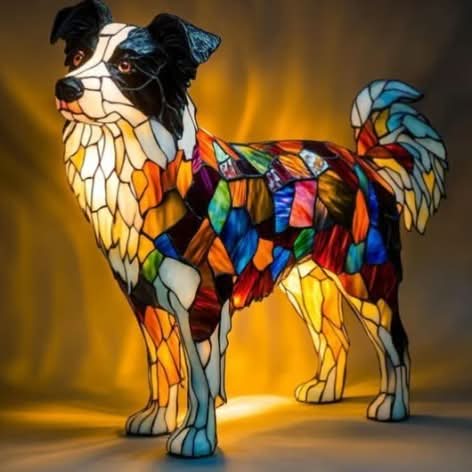 Lunaro - Lampe de Nuit LED Artistique avec Races de Chiens pour Décoration Intérieure Ambiance
