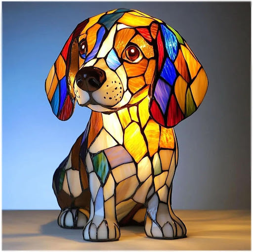 Lunaro - Lampe de Nuit LED Artistique avec Races de Chiens pour Décoration Intérieure Ambiance