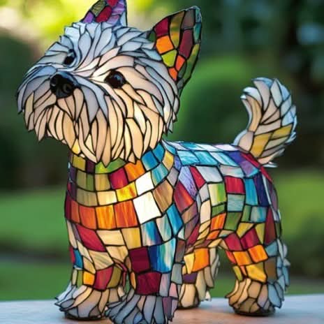 Lunaro - Lampe de Nuit LED Artistique avec Races de Chiens pour Décoration Intérieure Ambiance
