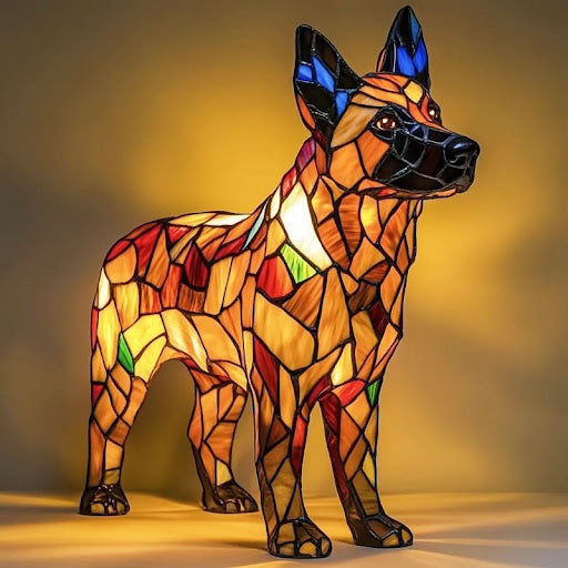 Lunaro - Lampe de Nuit LED Artistique avec Races de Chiens pour Décoration Intérieure Ambiance
