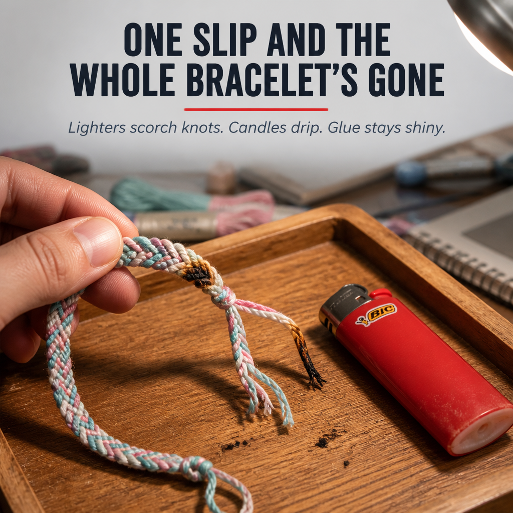 Voltace™ — Scellez les cordons de bracelet et les fils à souder sans le désordre du briquet