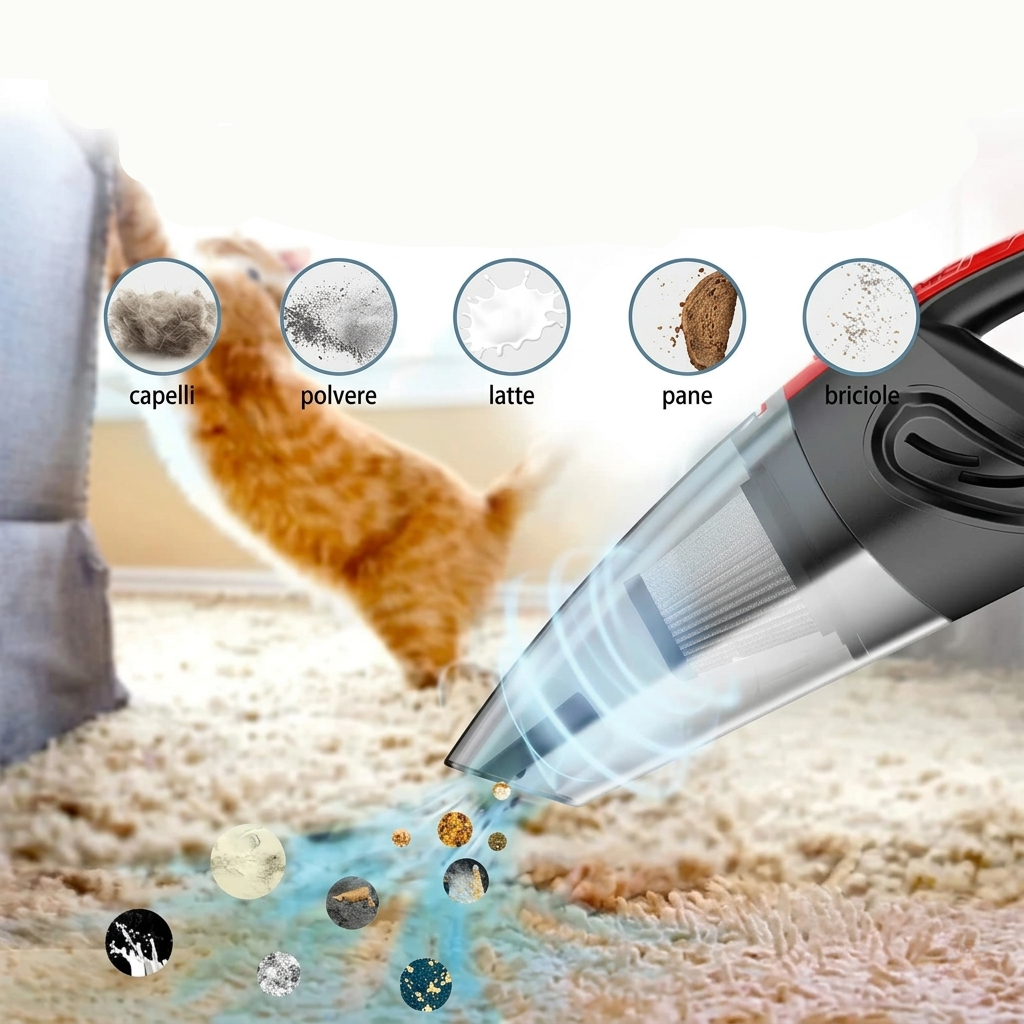 Aspirateur à Main Puissant pour Maison et Voiture