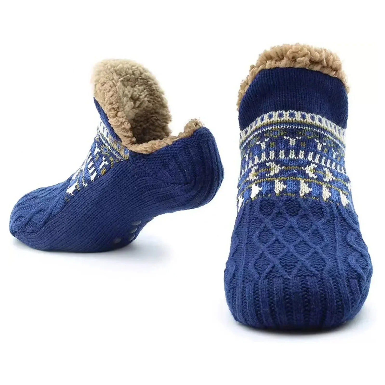 Chaussettes Antidérapantes Chaudes d'Hiver