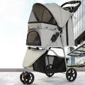 Poussette de Chien pour Aventure en Plein Air avec Roues et Rangement