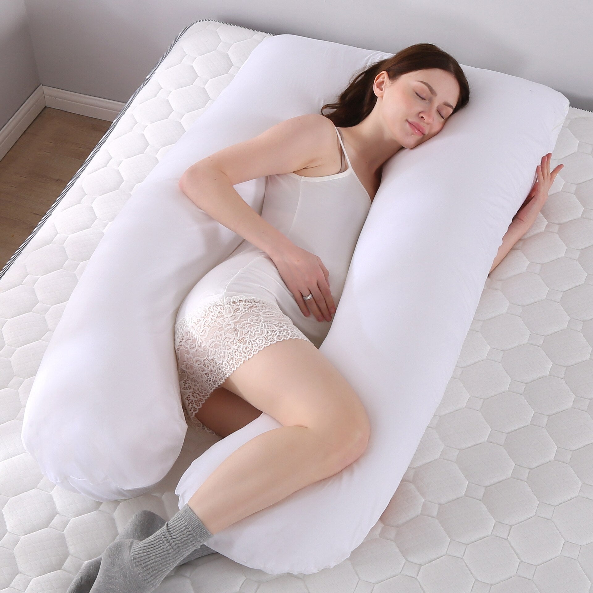 Skanto | Coussin de corps pour dormeurs sur le côté | Soutien ergonomique du corps entier