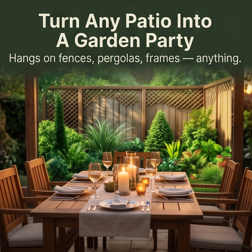 Verdara – Bannière de fond de jardin
