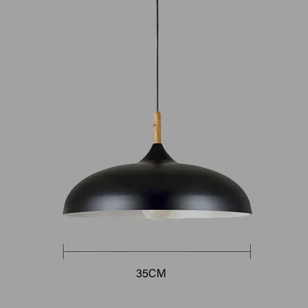 Lampe de plafond en chêne scandinave | Moderne et économe en énergie