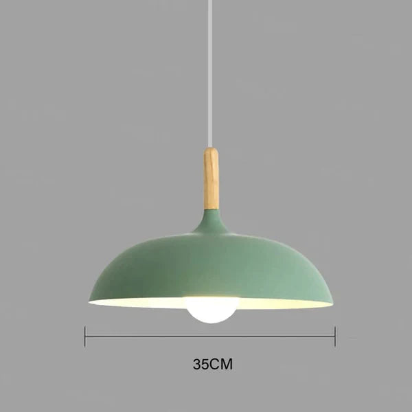 Lampe de plafond en chêne scandinave | Moderne et économe en énergie