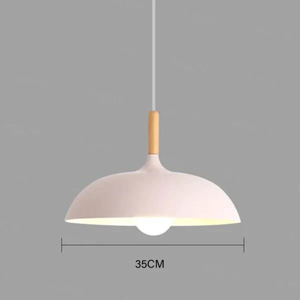 Lampe de plafond en chêne scandinave | Moderne et économe en énergie