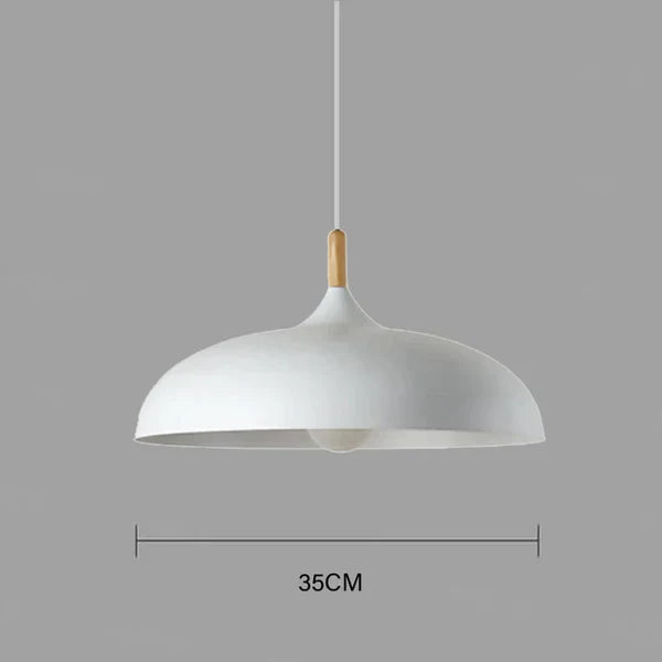 Lampe de plafond en chêne scandinave | Moderne et économe en énergie