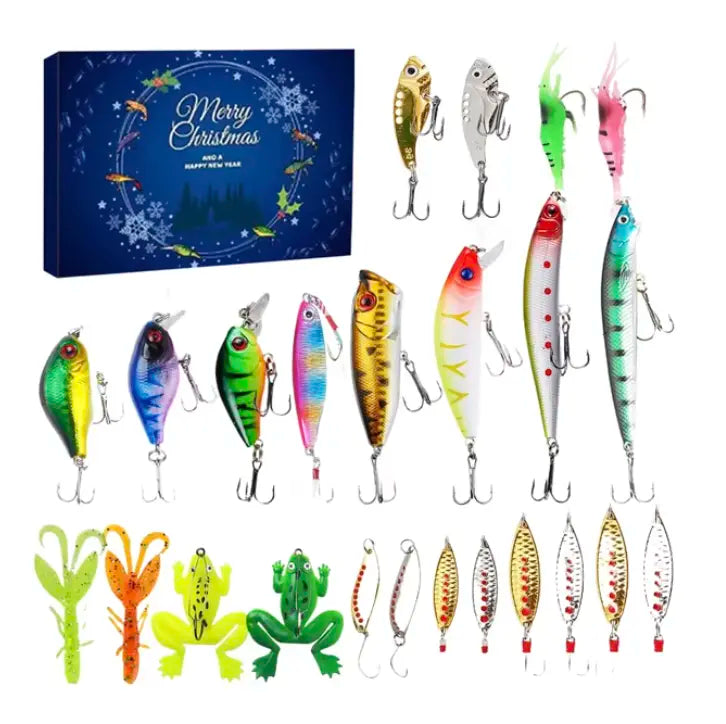 Calendrier de l'Avent de Pêche - Accessoires pour Vrais Pêcheurs