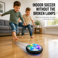 GlideSphere™ — Transformez les Après-Midis Pluvieux En Soccer Intérieur Sans Lampes Cassées