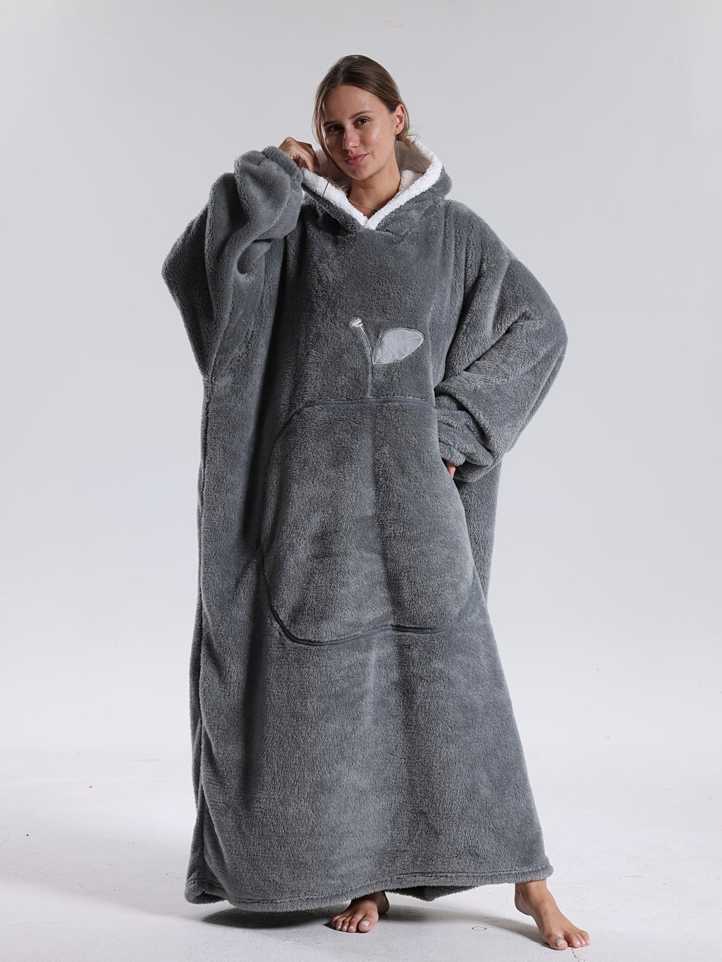 Hoodie Couverture | Couverture avec manches | Pull Couverture Portable | WärmeHood
