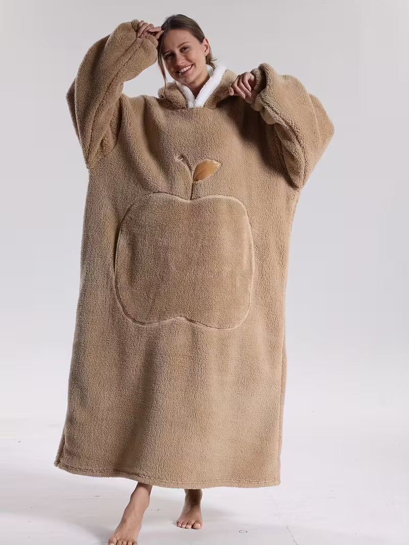 Hoodie Couverture | Couverture avec manches | Pull Couverture Portable | WärmeHood