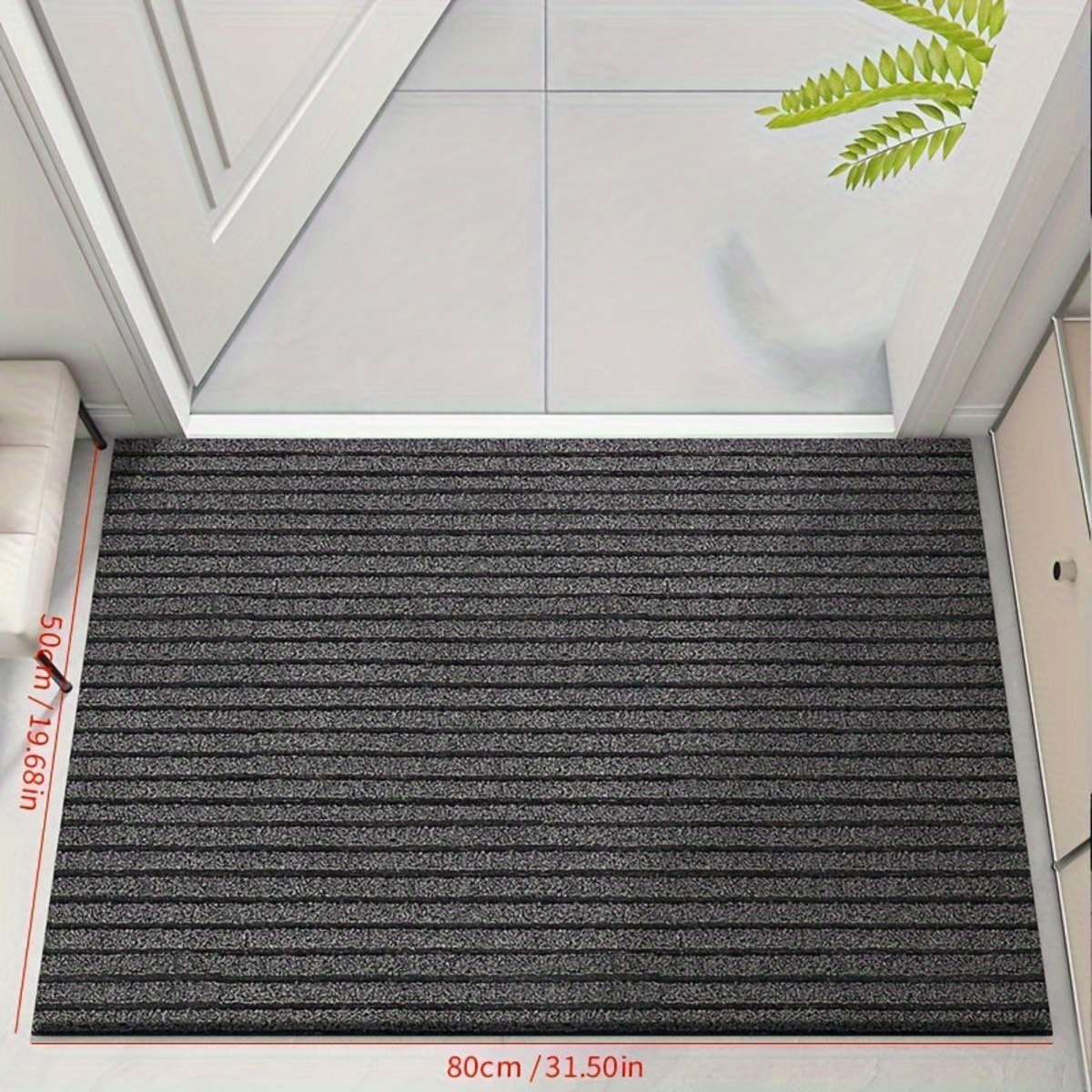 Tapis d'Entrée Extérieur Imperméable et Antidérapant