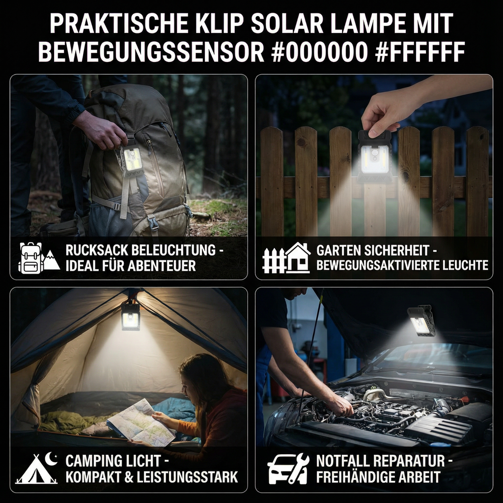 Lampe Solaire Pratique avec Capteur de Mouvement
