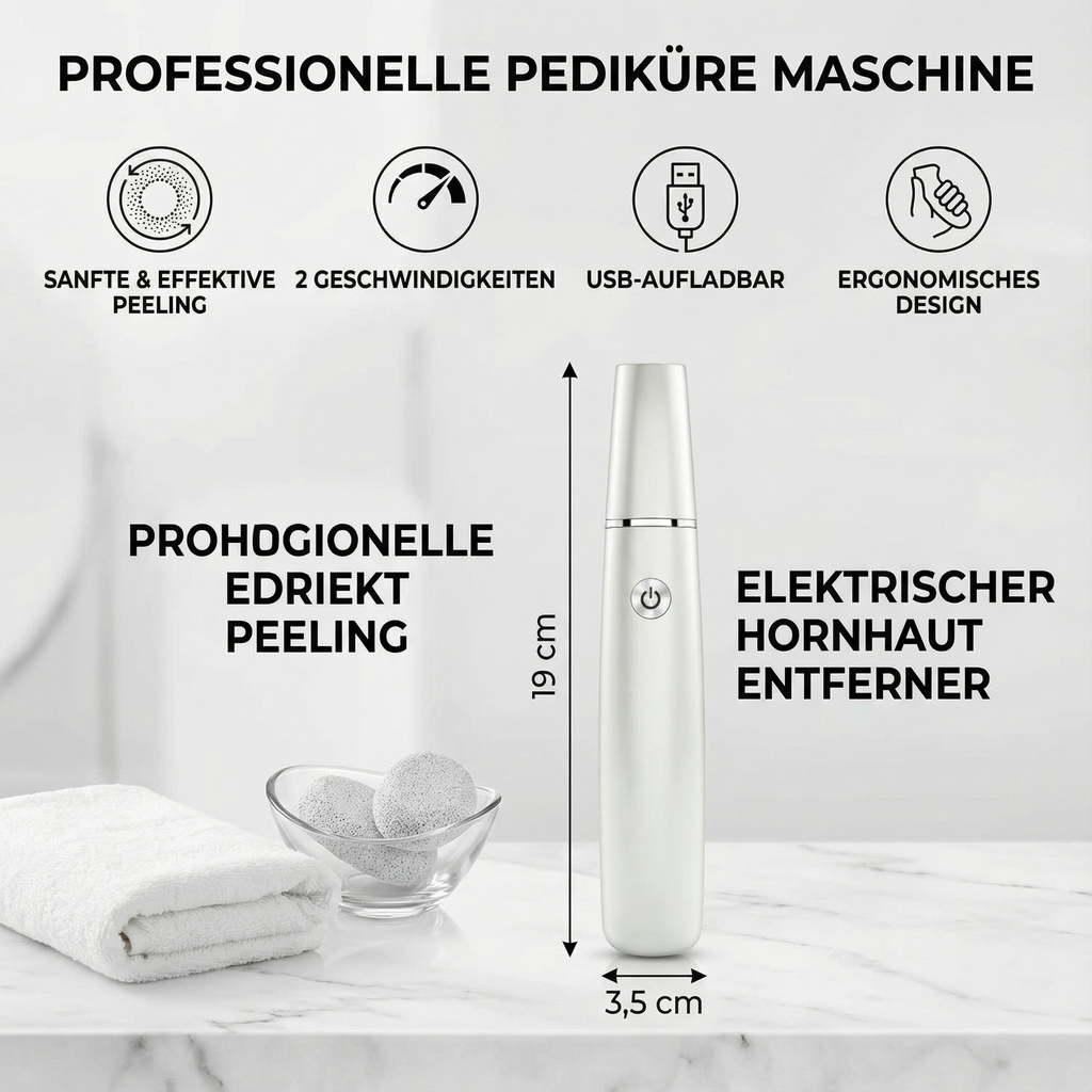 Épilateur de callosités électrique pour les pieds