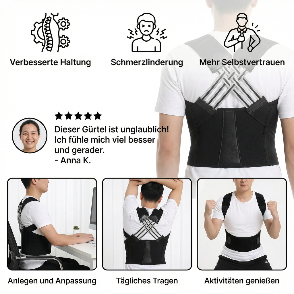 Ceinture Correctrice de Dos Agréable