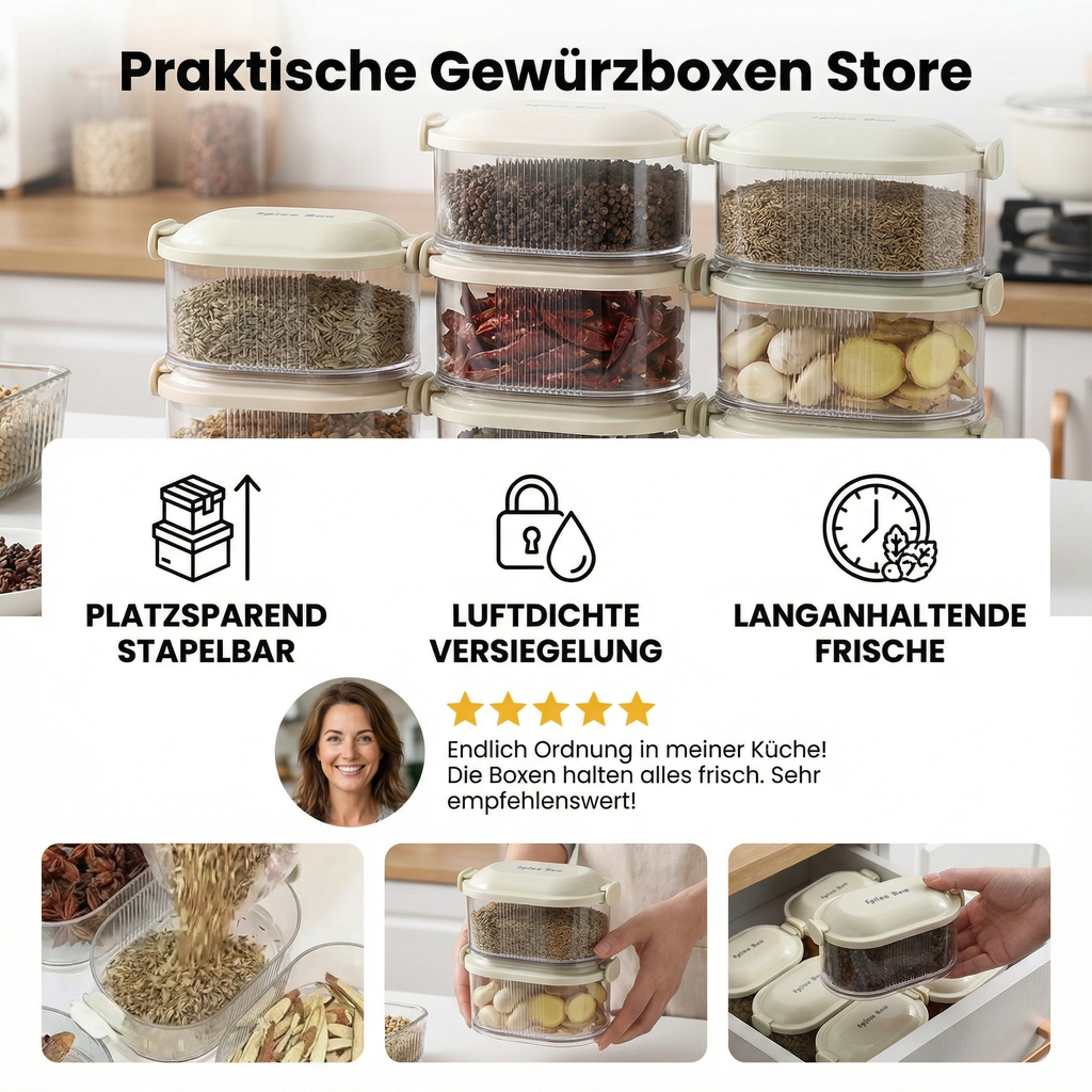 Boîtes à épices pratiques