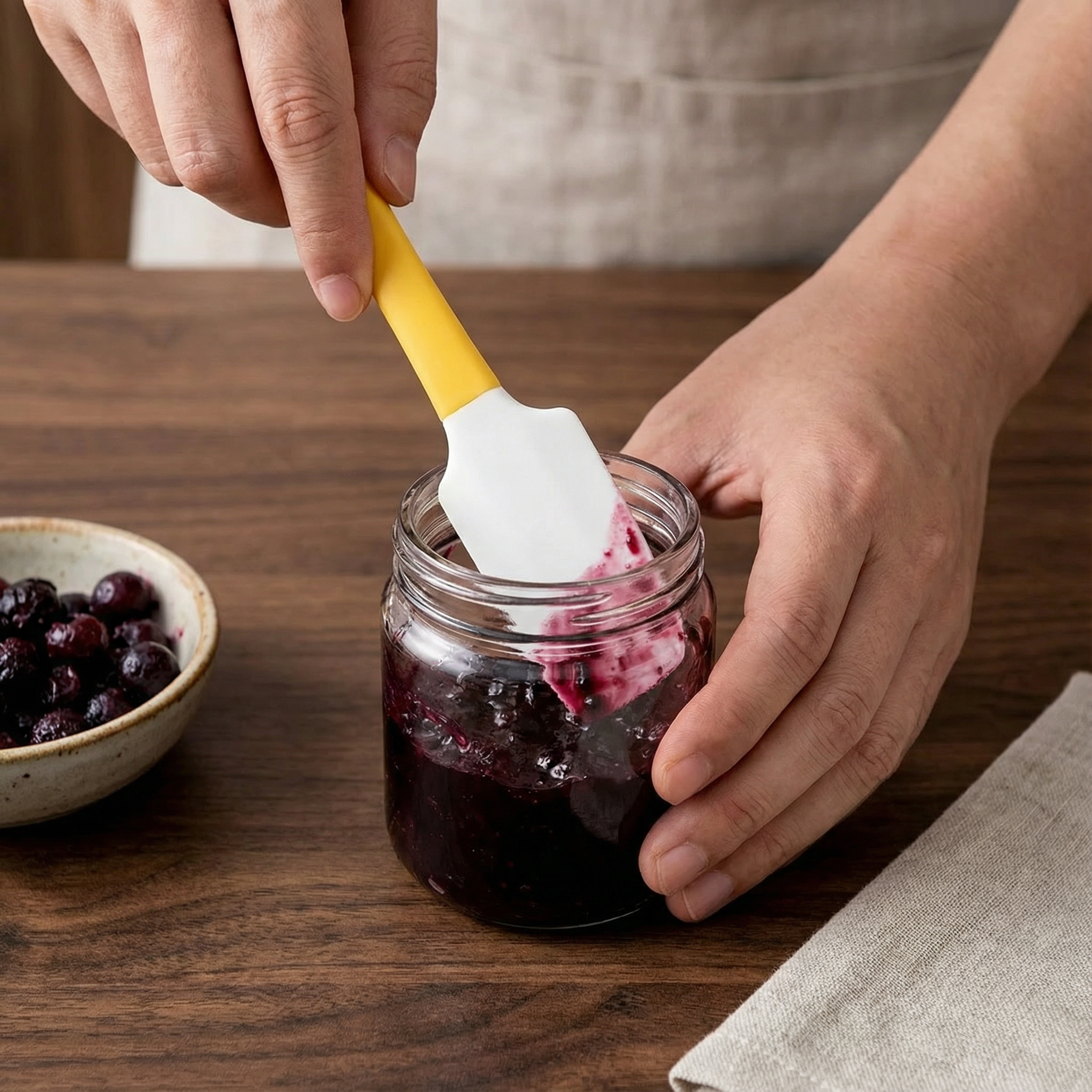 Mini Spatule Multifonctionnelle Résistante à la Chaleur en Silicone