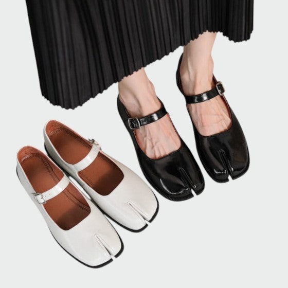 Chaussures Mary Jane à Boucle à Bout Fendu pour Femmes