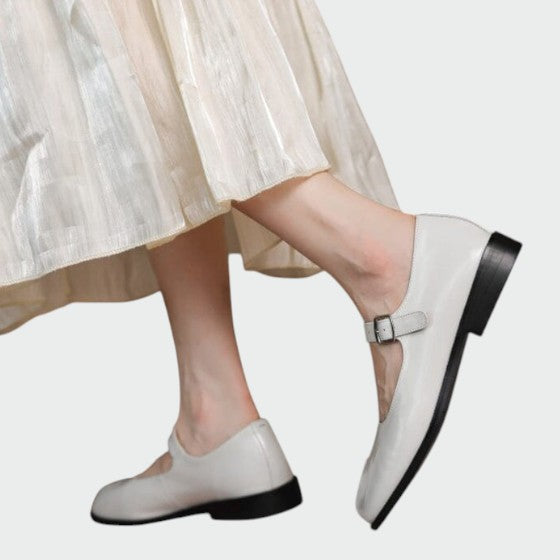 Chaussures Mary Jane à Boucle à Bout Fendu pour Femmes
