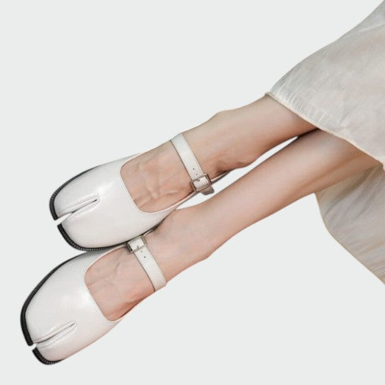 Chaussures Mary Jane à Boucle à Bout Fendu pour Femmes