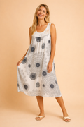 Robe Midi Bohémienne pour Femme - Style d'Été Décontracté