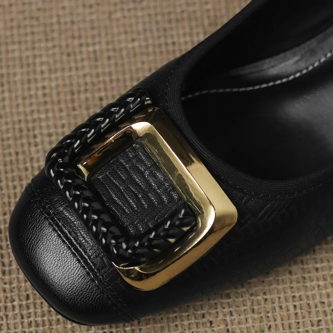 Pompes à Talon Bas Confortables pour Femmes