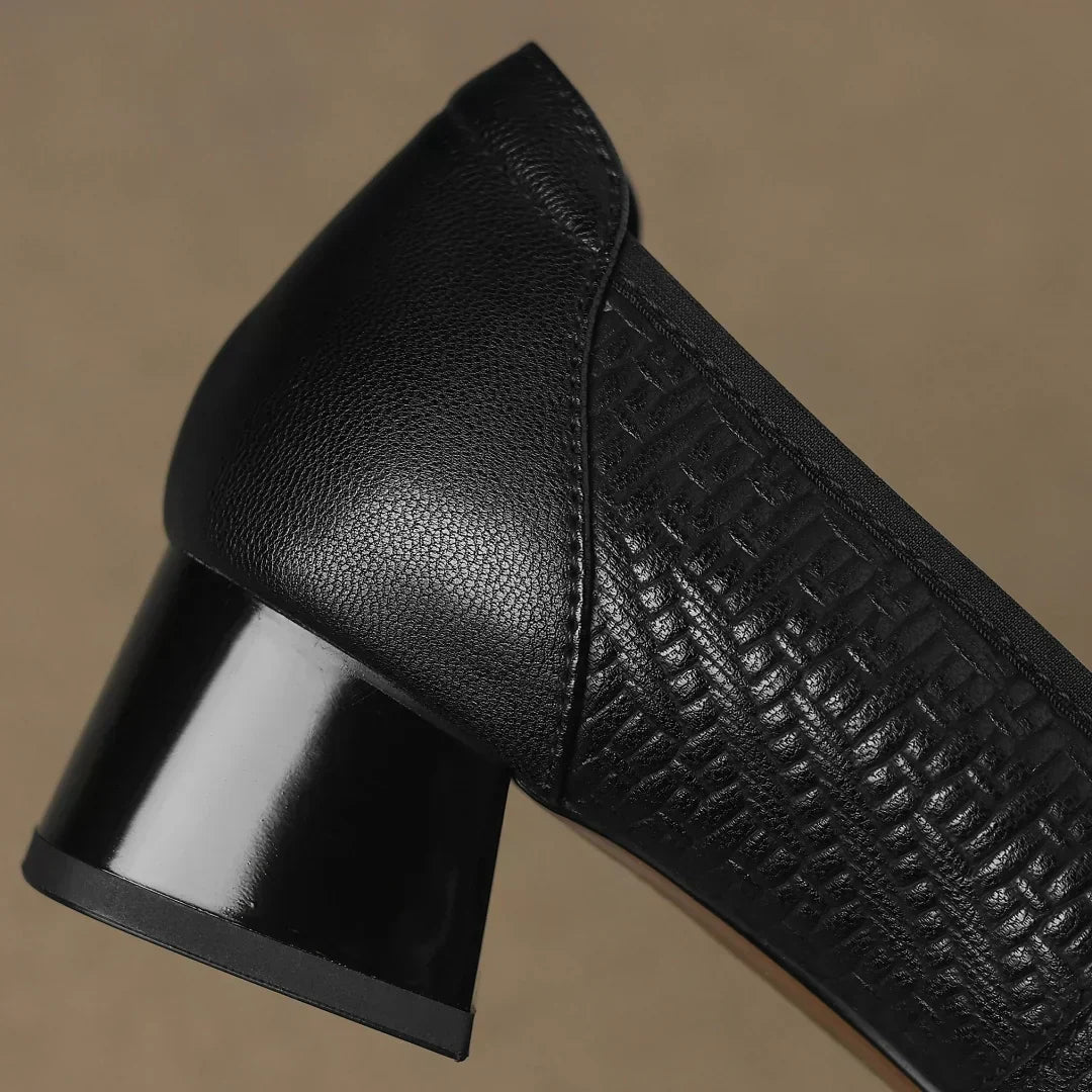 Pompes à Talon Bas Confortables pour Femmes