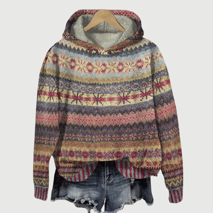 Pull Femme Douillet Style Norvégien