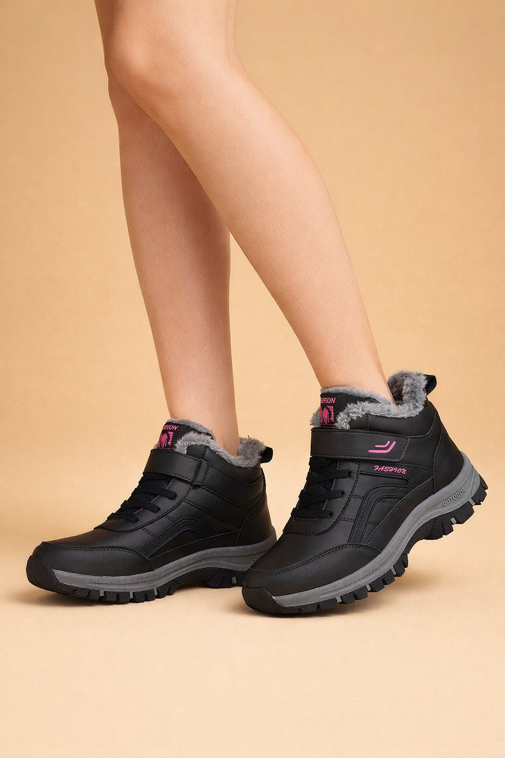 Bottes de Cheville Imperméables et Confortables pour Femmes