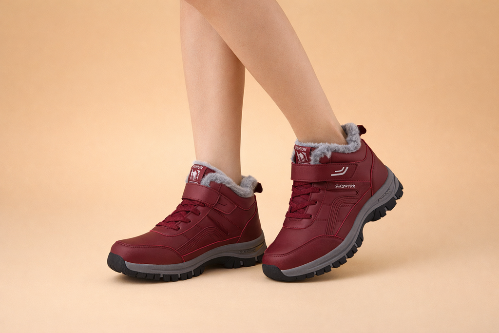 Bottes de Cheville Imperméables et Confortables pour Femmes