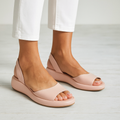 Sandales Plates à Bout Ouvert Ajustables pour Femmes – Chaussures d'Été Respirantes en 5 Couleurs
