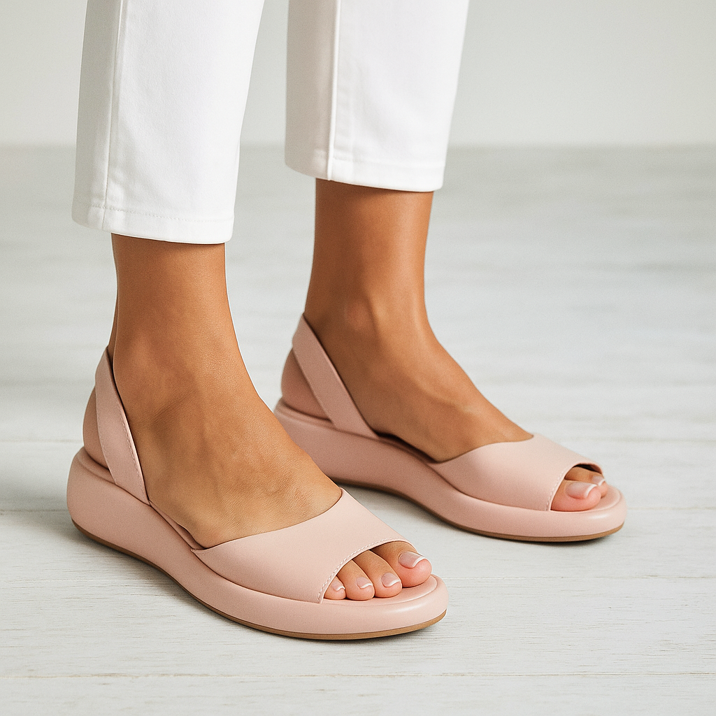 Sandales Plates à Bout Ouvert Ajustables pour Femmes – Chaussures d'Été Respirantes en 5 Couleurs