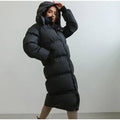 Manteau d'hiver matelassé à capuche pour femmes