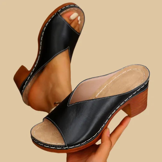 Sandales à talons hauts orthopédiques pour femmes