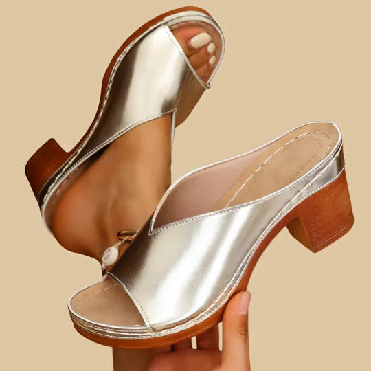 Sandales à talons hauts orthopédiques pour femmes