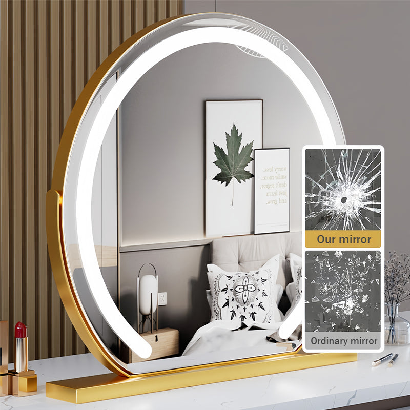 Miroir de Maquillage Vanity LED Intelligent pour Femmes avec Contrôle Tactile
