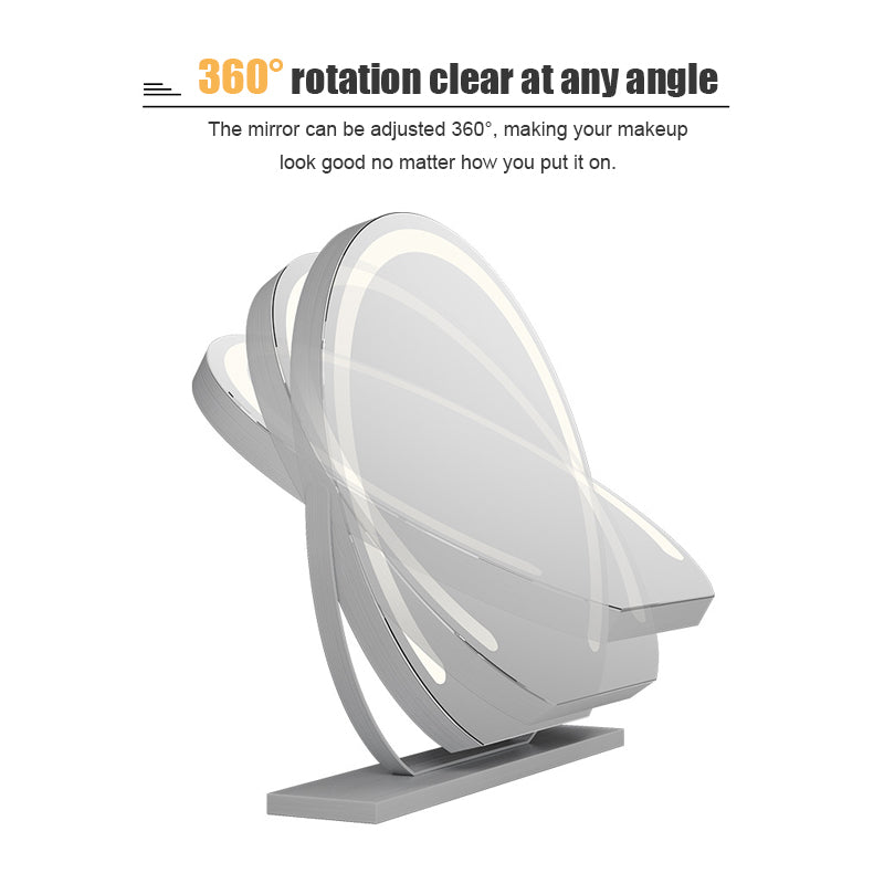 Miroir de Maquillage Vanity LED Intelligent pour Femmes avec Contrôle Tactile