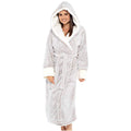 Robe de bain en polaire à capuche pour femmes – Ultra douce et confortable
