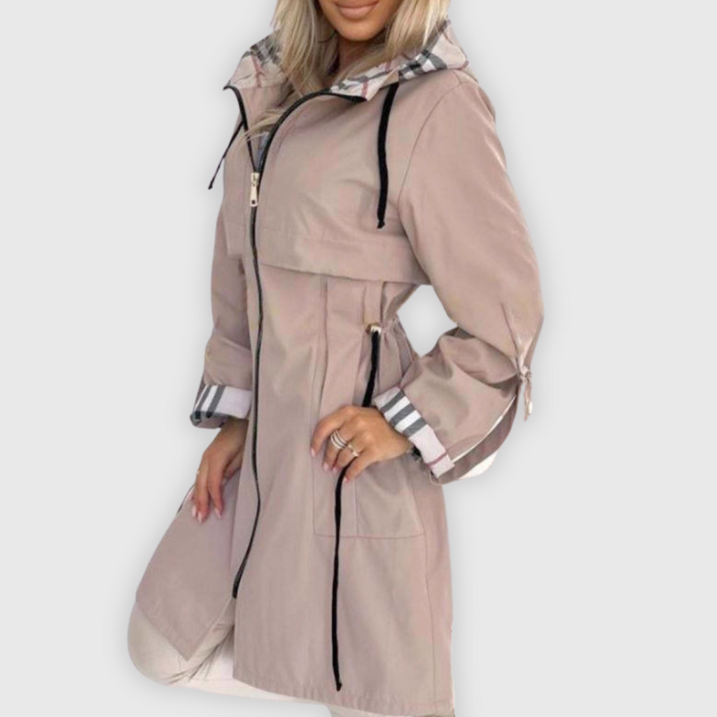 Veste Femme Imperméable à Fermeture Éclair