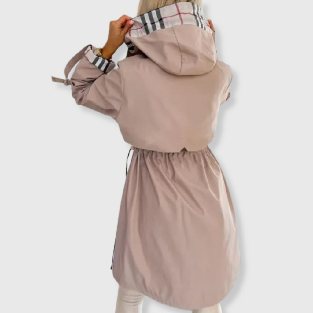 Veste Femme Imperméable à Fermeture Éclair